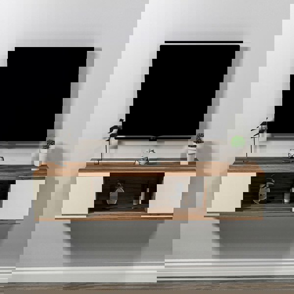 Destina Home Alfie Floating TV Stand with Shelves