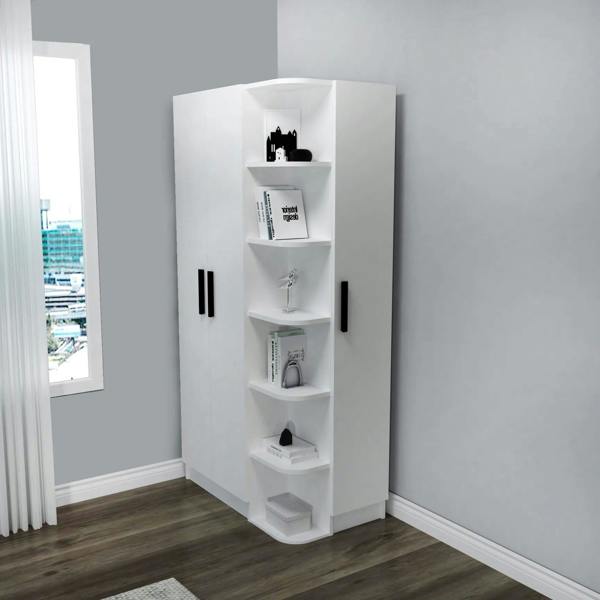 Destina Home Luses Compact Wardrobe with Cabinets and Shelves