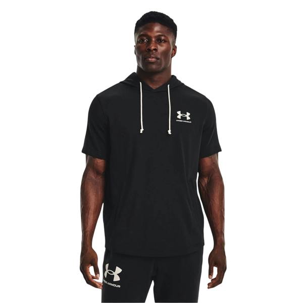 Under Armour Mens Rival Hoodie - Black - 