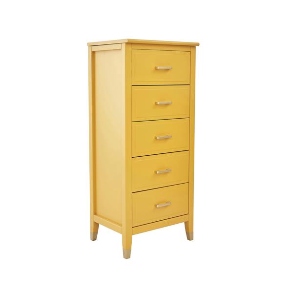 Cabinet Bits Palazzi 5 Drawer Narrow Chest of Drawers