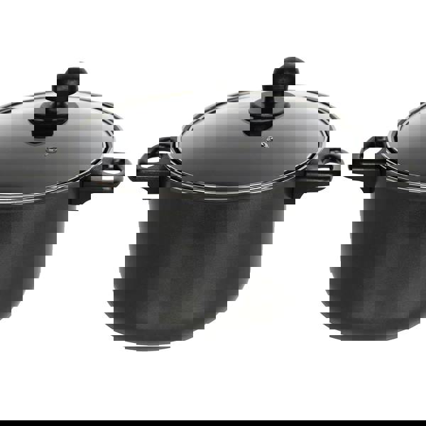 Gr8 Home Black 8 Piece Non Stick Cookware Set Cooking Pot Frying Pan Saucepan With Lids