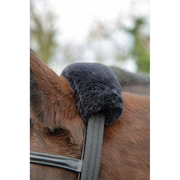 Shires Leather Horse Lunging Adapter - Black