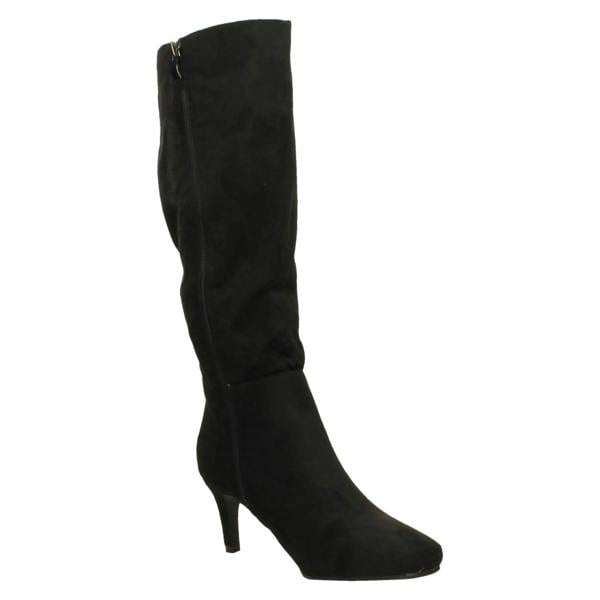 Spot On Ladies Spot On Stiletto Knee High Boots F51237