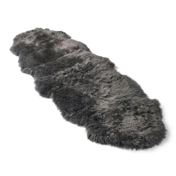 Infinity Leather Genuine Sheepskin Double Natural Fluffy Silky Soft Real Wool Rug