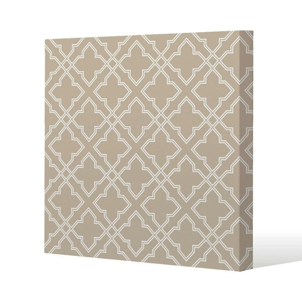 Benjamin Tate Design Cross Ornament Pattern (Canvas Print)