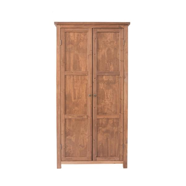Padua 2 Door Wardrobe Brass Knob