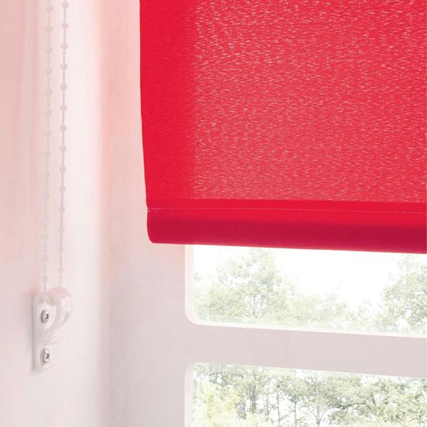 A.Unique Home Trimmable Daylight Roller Blind - 2FT - RED - 60cm(W) x 170cm(L)