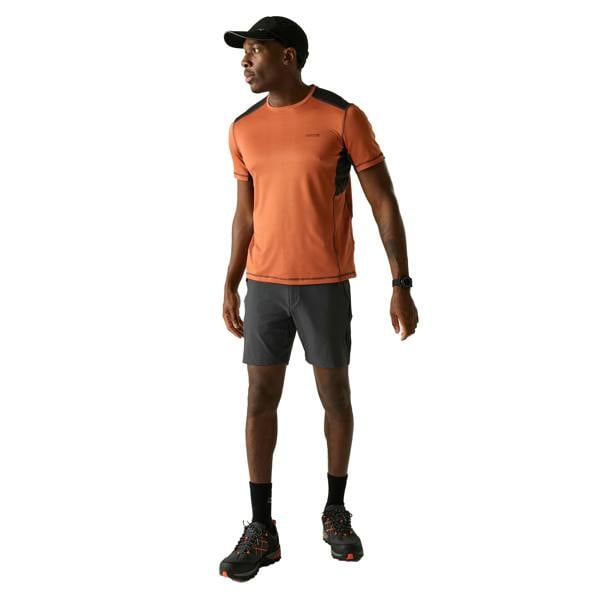 Regatta Mens Virda T-Shirt - Brick/Black - 