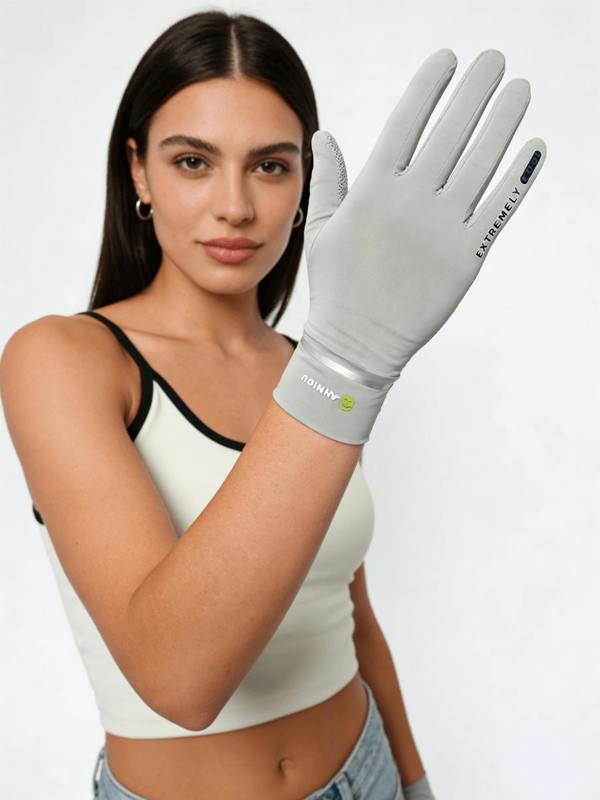 Anniou UPF 50+ Sun Protection Gloves - Grey