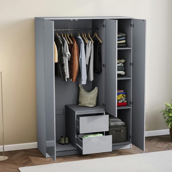 Vida Designs Glinton 3 Door 2 Drawer Wardrobe