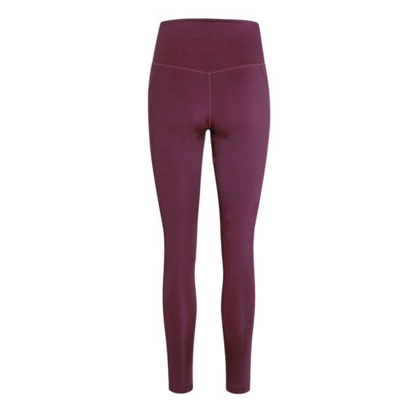 Girlfriend Collective Women's Pocket High Rise Long Leggings - Plum