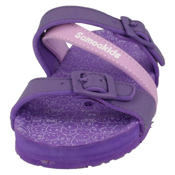Spot On Girls Samoa Flat Buckle Mule Sandal