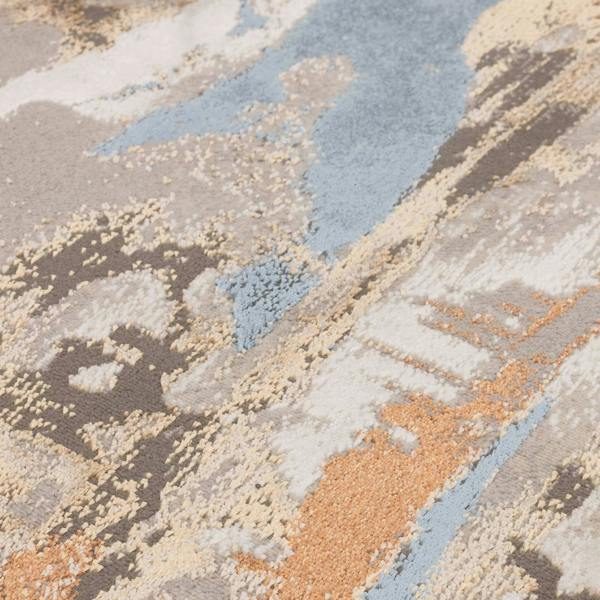 Asiatic The Rug Edit Miro Metallic Border Beige Area Rug