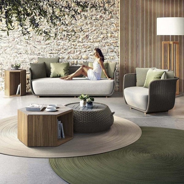Eusden Rattan Outdoor Sofa Set, Outdoor Furniture-Weilai Concept-Weilai Concept