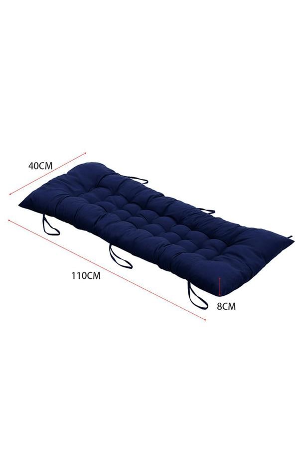 Living and Home 110cm x 40cm Thick Soft Comfortable Chaise Lounge Chair Cushion