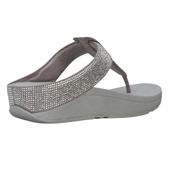 Fit Flop Womens/Ladies Isabelle Toe Post Sandals - Silver - 