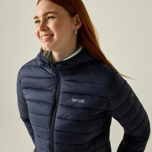 Regatta Womens Marizion Hooded Padded Jacket - Navy Skyway
