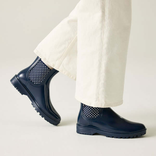 Regatta Women's Lady Harriett II Ankle Wellington Boots - Navy/White Sand