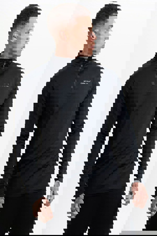 Discipline 365 Black Funnel Neck Top