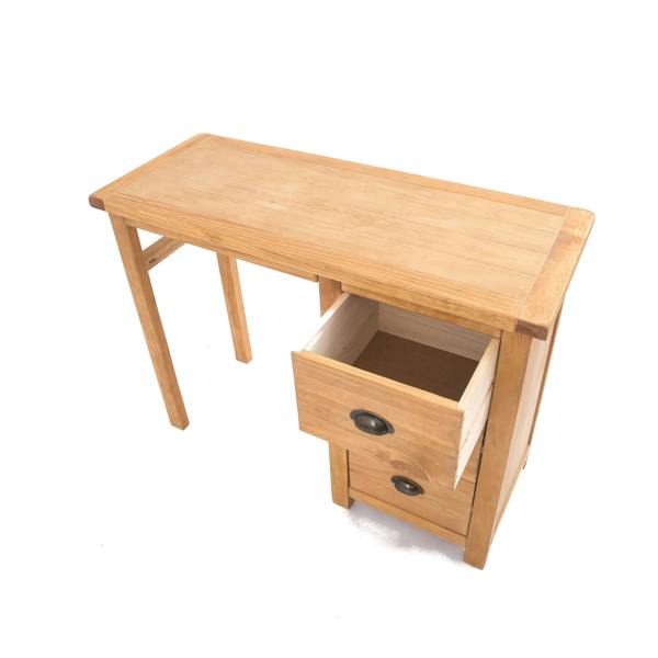Cabinet Bits Lugo 3 Drawer Desk - Dressing Table Brass Cup Handle