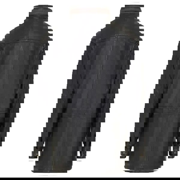 Leather Company Men's Lambskin Leather Mid Length Jacket