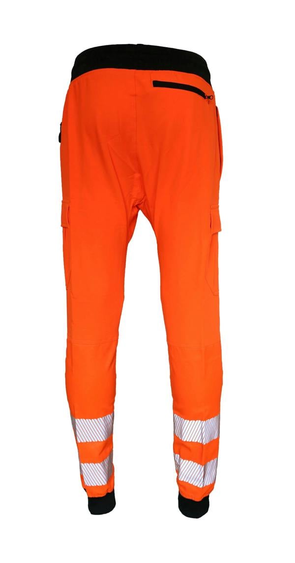 Slim Fit Stretch Hi-Vis Jogger With Knee Pad Pockets - Hi-Vis Trousers