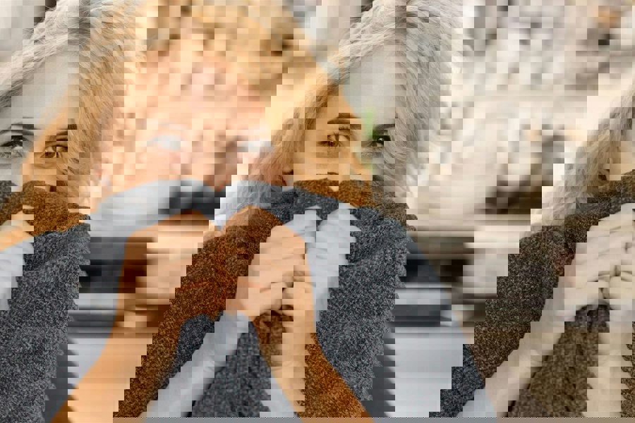 Emma Barclay Darcy Tassel Charcoal Blanket/Throw