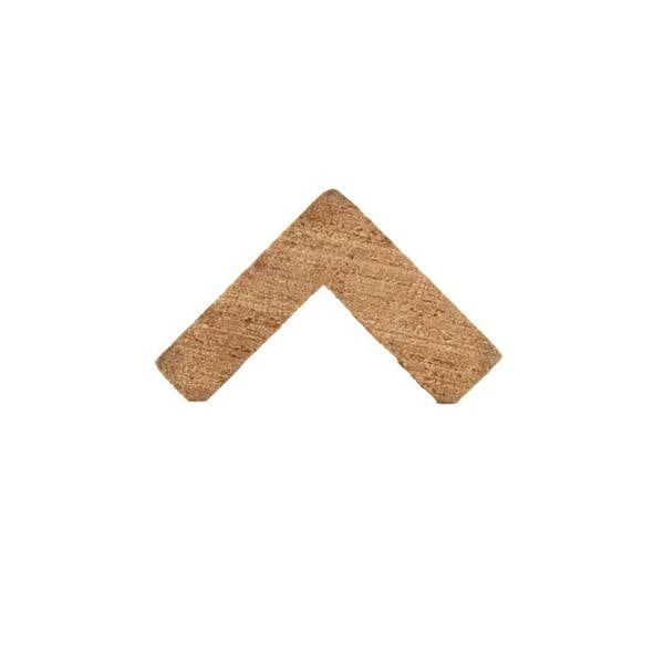 Snowdon Timber Light Hardwood Square Corner Moulding (T) 18mm (W) 18mm (L) 2.4m