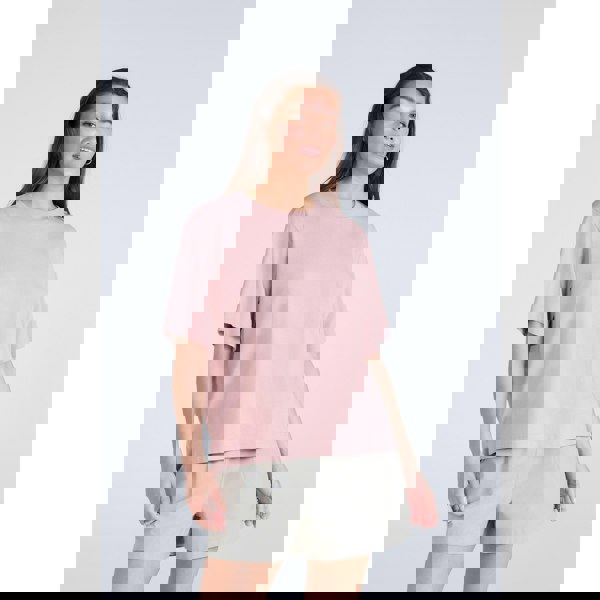 Animal Womens Idol Relaxed Fit T-Shirt - Dusky Purple