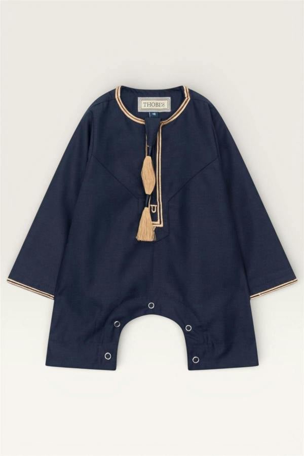 Infinity Leather Baby Boys Ramadan Moroccan Thobe Robe Emirati Eid Jubba- B-TT003