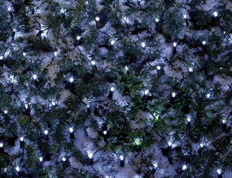 Samuel Alexander Premier 3.5m x 1.2m 360 LED Multi Action Christmas Net Window Light - Cool White