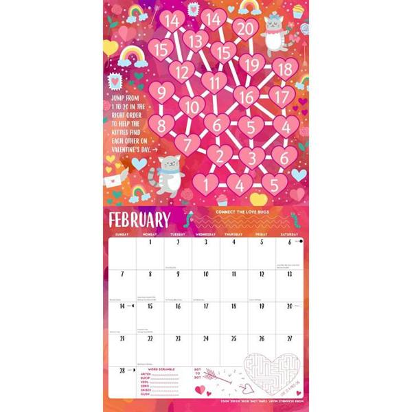 Kids Plan It Activity Calendar 2027, Wall Calendars, Month To View, Family, Gift
