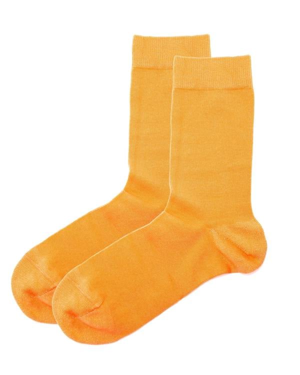 Jemsox Luxury Pure Colour Orange Socks – TENCEL™ Eco Comfort