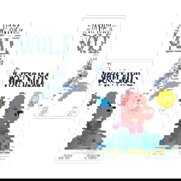 Rachel Bright Collection 2 Books Set (The Worrysaurus & The Way Home for Wolf)