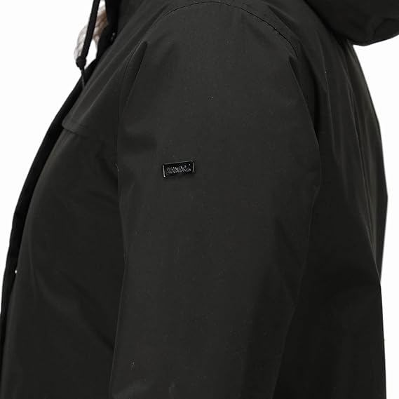 Regatta Women's Bria Faux Fur Lined Waterproof Jacket - Black