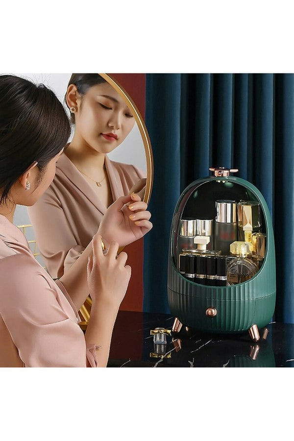 Living and Home Dustproof Makeup Organizer with LED Light