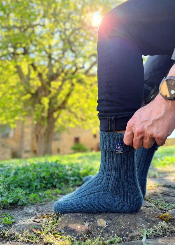 Jemsox British Wool Boot Socks – Mallard | 100% British Wool Luxury Boot Socks