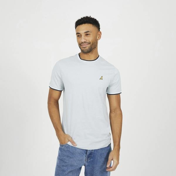 Brave Soul Pale Green 3-Pack Crew Neck T-Shirts with Rib Detail - Pale Green Image 5