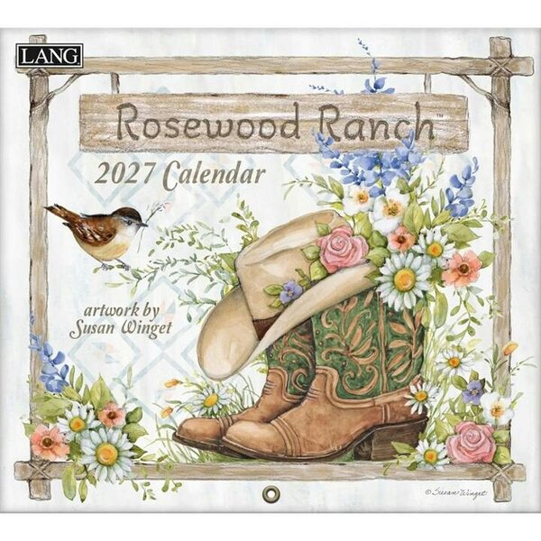 Susan Winget, Rosewood Ranch Deluxe Calendar 2027, Deluxe Calendars, Month To View, Animals, Gift