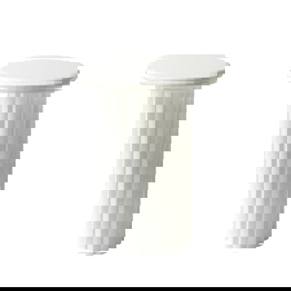 Derek Cylinder Side Table, White-Rit Concept-Rit Concept