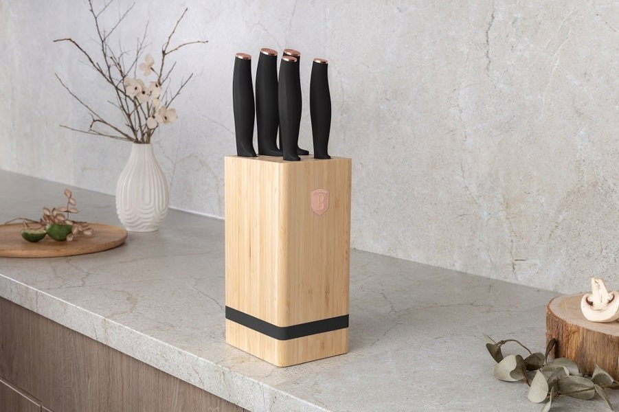 Berlinger Haus BH2970 6-Piece Knife Set with Bamboo Stand