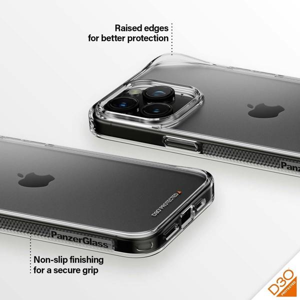 PanzerGlass Panzer Glass Military Grade Standard Drop Tested Case for iPhone 15 Pro Max 6.7" Clear Edition - 1175