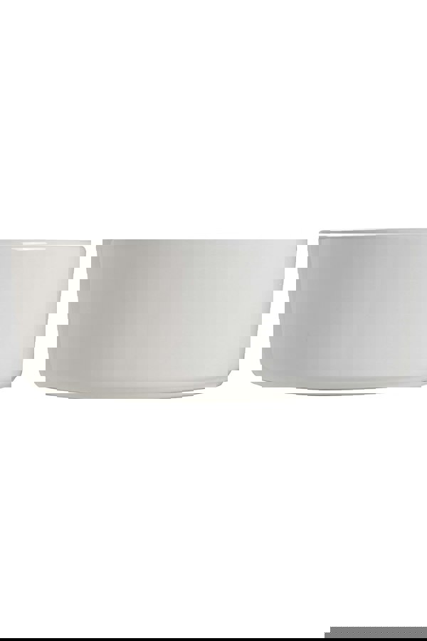 Living and Home Round White Bathroom Countertop Vanity Vessel Basin