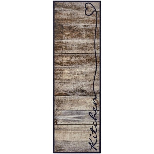 Washable Kitchen Runner – Brown Colour 50x150 cm
