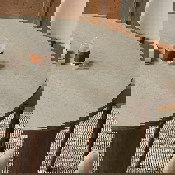 Rit Concept Toure Round Dining Table, Sintered Stone