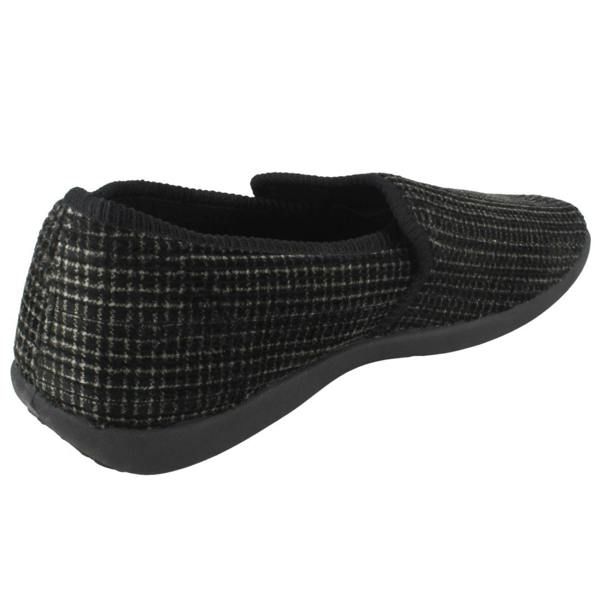 Spot On Mens Spot On Chequered Full Slipper X2034