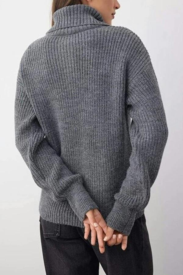 WOVCOR Soft Textured Knit Sweater