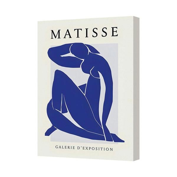Benjamin Tate Design Matisse Blue Figure Canvas Wall Art Poster Galerie Exposition