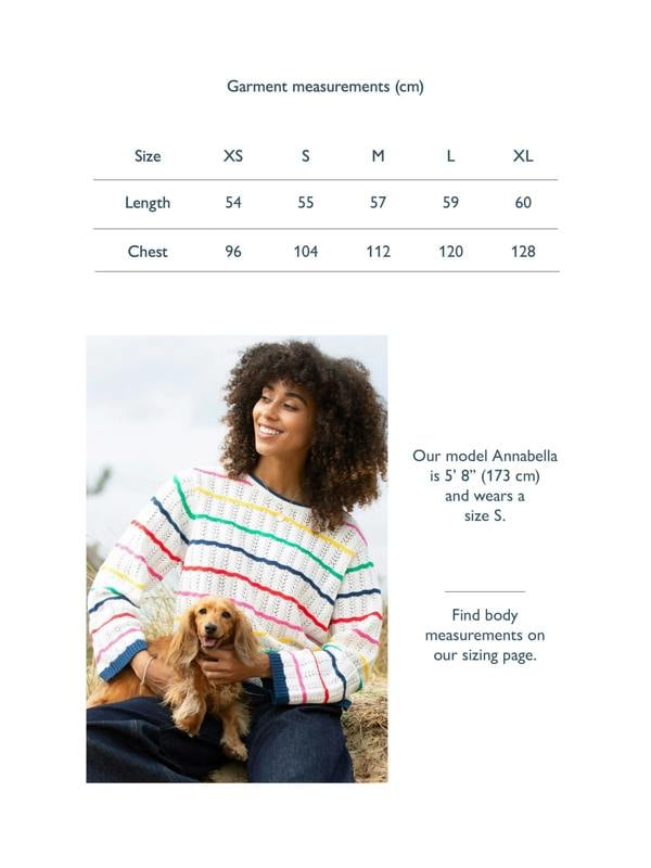 Kite Womens Organic Hermitage Knit Jumper Stripe