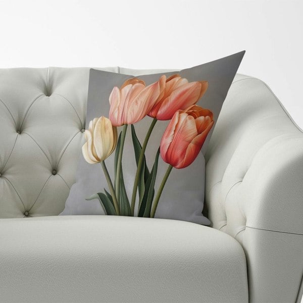 Warren Reed Spring Tulips Cushions